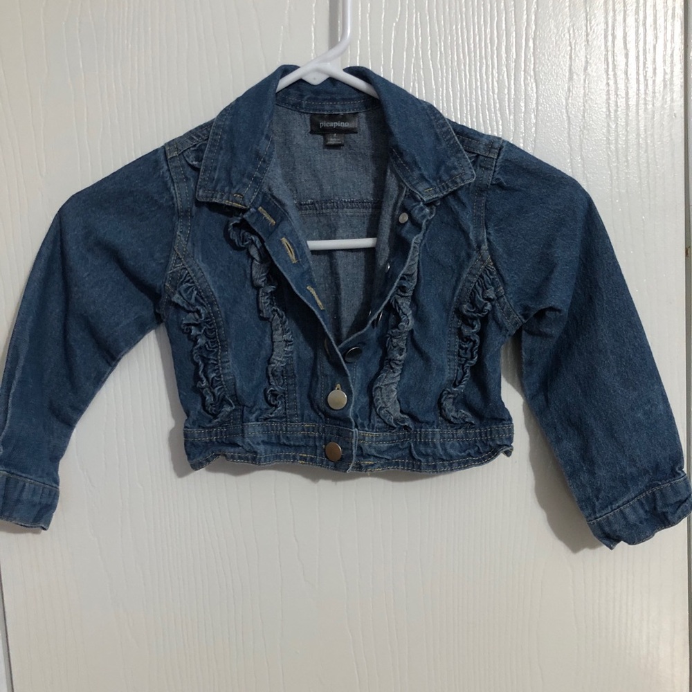 Girls Toddler Blue Jean Jacket